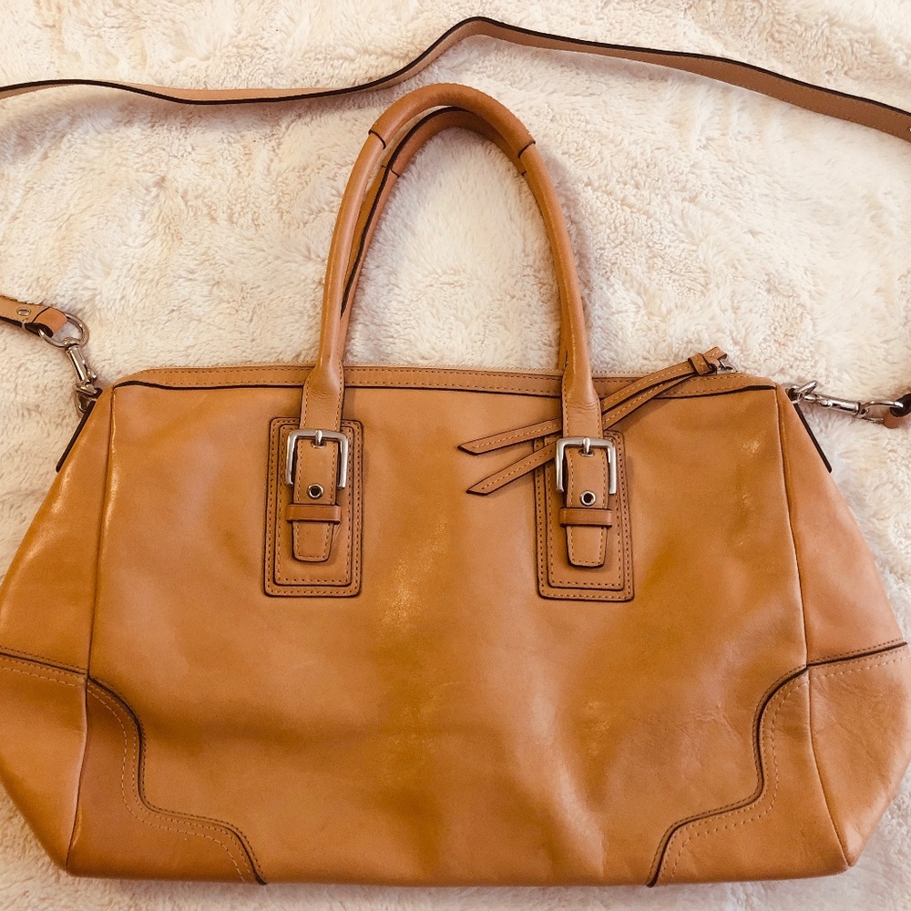 Coach Leather Handbag - Picture 4 of 8